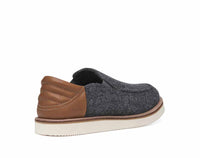 SANUK Men's Cool Vibe Low Sm Wool Shoes in dark grey - men's loafer - detail view