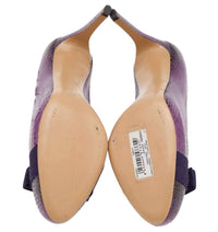 Salvatore Ferragamo - Women's Water Snake Pimpa Vara Bow Pumps