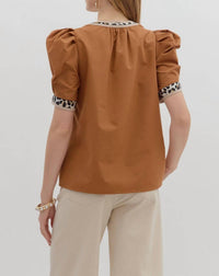 Entro - Samara Bubble Sleeve Top