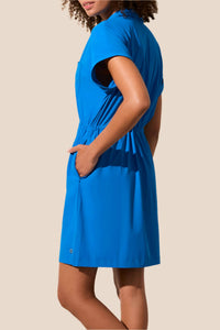 Tribal - 4-way Stretch Polo Dress With Drawcord