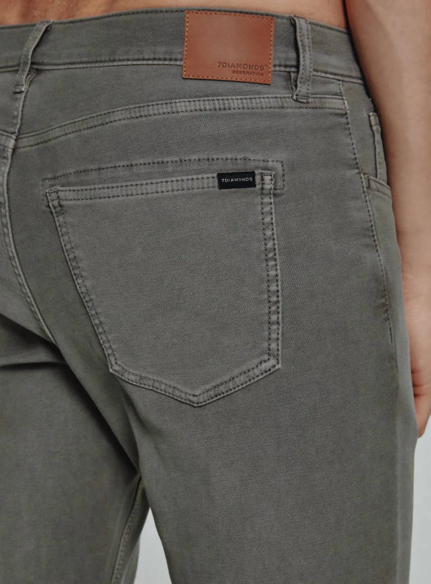 7Diamonds Men's Generation 5-pocket Pant in iron - men's jeans - view 5