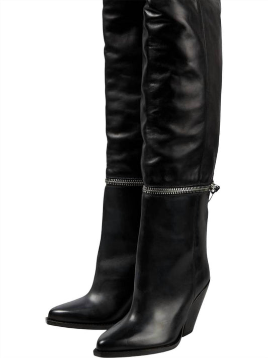 Isabel Marant - Pre-loved Women Lelodie Leather Over The Knee Boots
