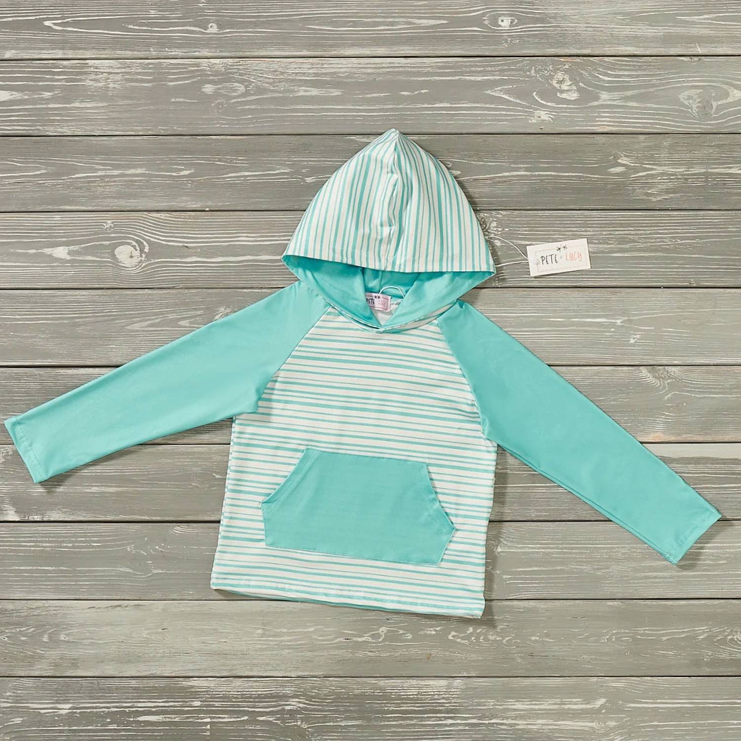 Pete + Lucy - Boys Bunch Of Flowers Hooded Top