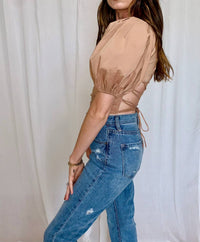 Olivaceous - Laced And Loaded Short Sleeve Top
