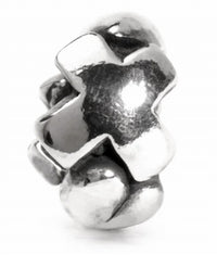 Trollbeads - Letter X Sterling Bead