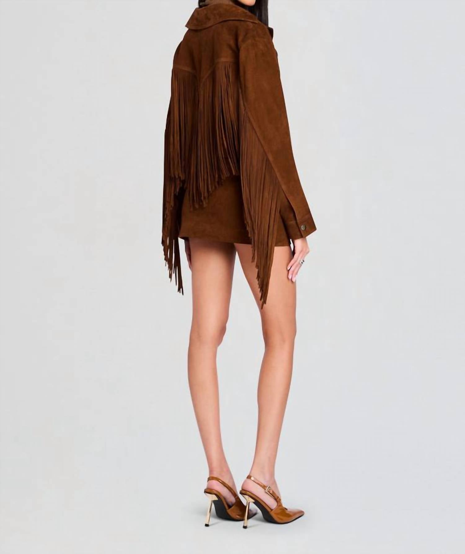 Retrofete - Valerie Suede Mini Skirt