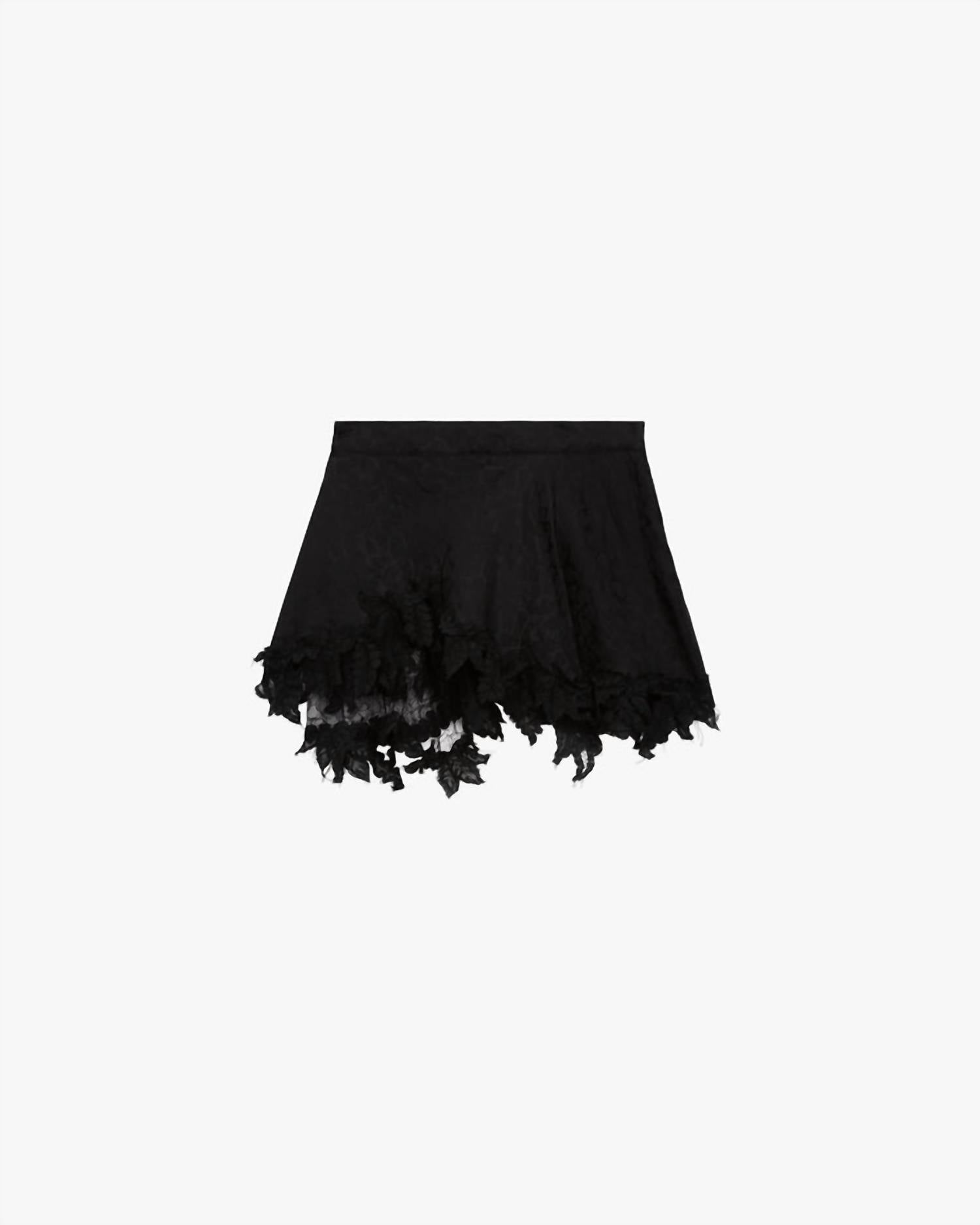 ISABEL MARANT Reana Skirt in black - women's skirt - view 5