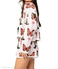 Queen Of Sparkles - Licensed Butterfly Broom And Wand Knit Short