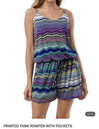 Ariella - Tank Romper With Pockets