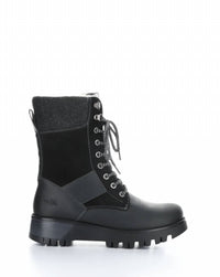 Bos. & Co. Women's Genus Waterproof Platform Boots in black - women's shoe - alternate view