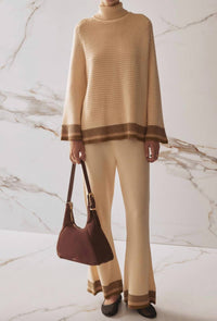 Sancia Soul Knit Jumper Sweater in sycamore stripe - women's sweater