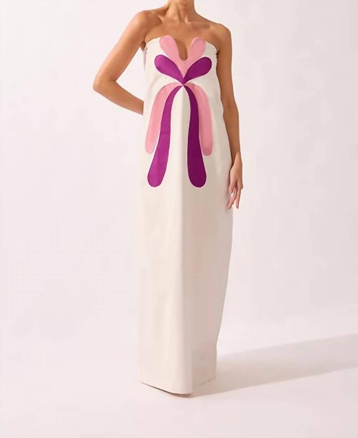 Adriana Degreas - Structured Petal Maxi Dress