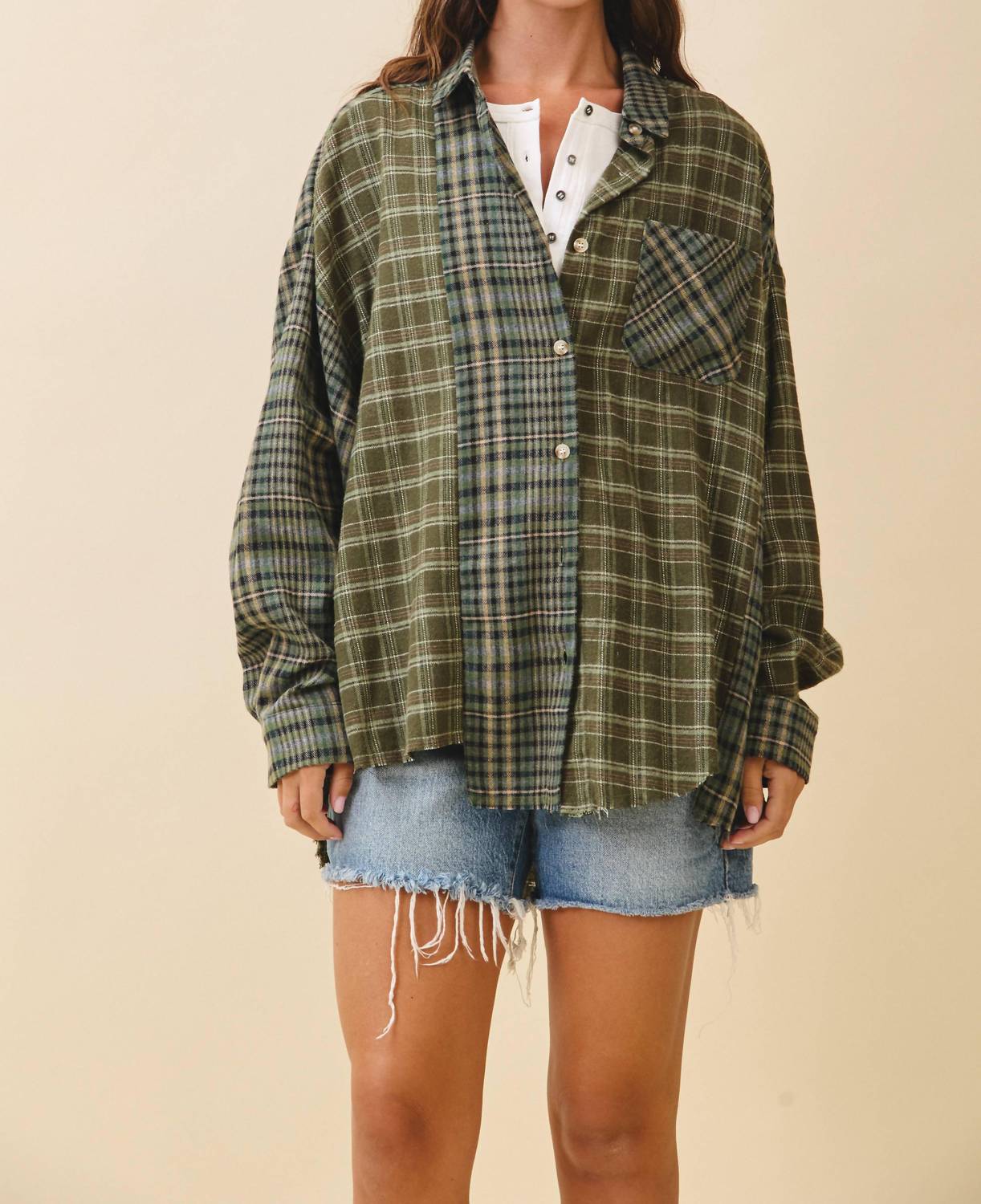 Aemi + Co - Kambrie Plaid Flannel Shirt