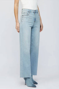 Hidden - Logan Studded Hotfix Dad Jean