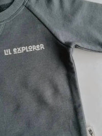 Babysprouts - Boy's Lil' Explorer Raglan Sweatshirt