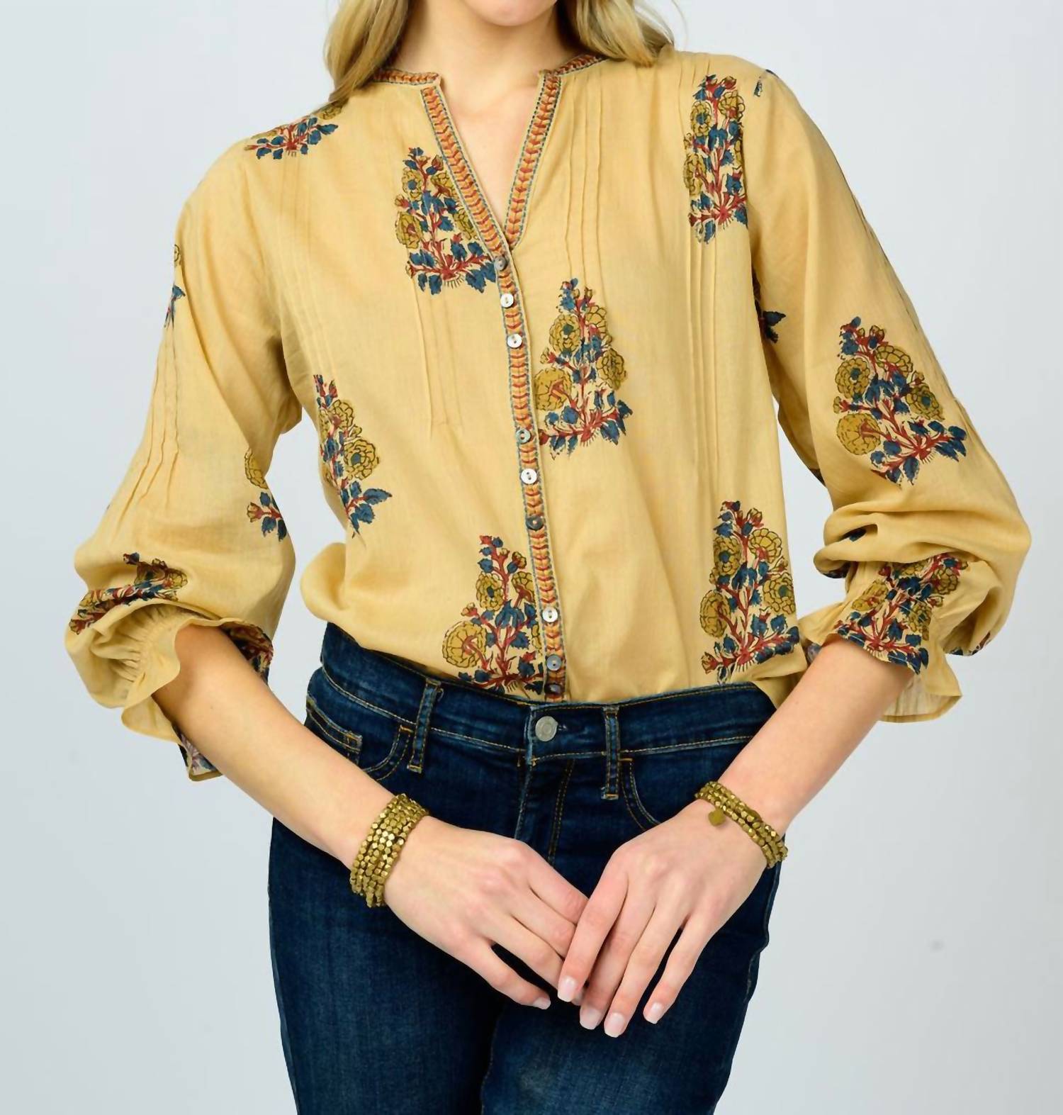 Ivy Jane - Banded Front Tucked Top