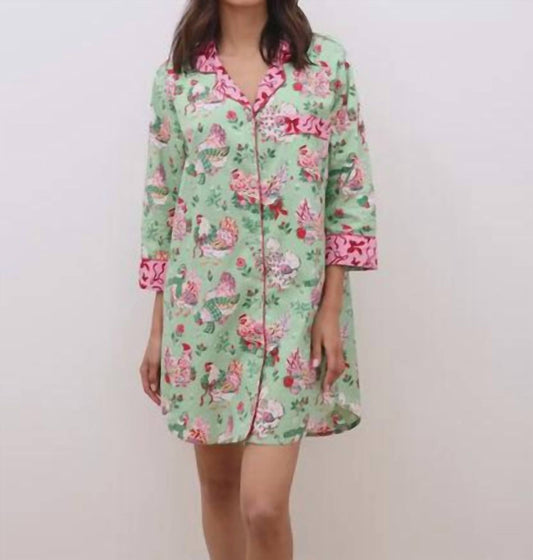Printfresh - Holiday Hens Sleep Shirt