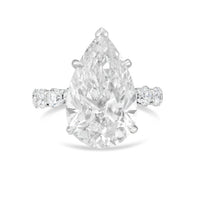 Diana M Jewels - Women's Pear & Round Lab-Grown Diamond Fashion Ring (2.00 Ct) - Classic