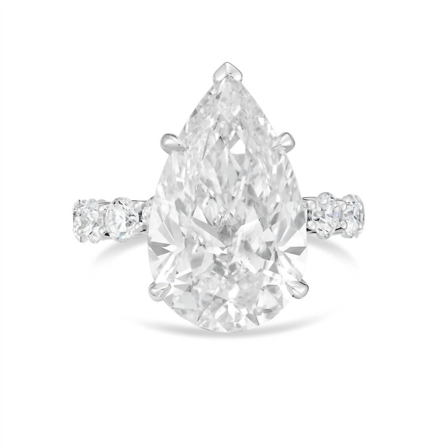 Diana M Jewels - Women's Pear & Round Lab-Grown Diamond Fashion Ring (2.00 Ct) - Classic