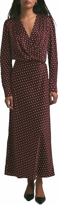 Favorite Daughter Nita Maxi Dress in sangria ditsy dot - women's dress