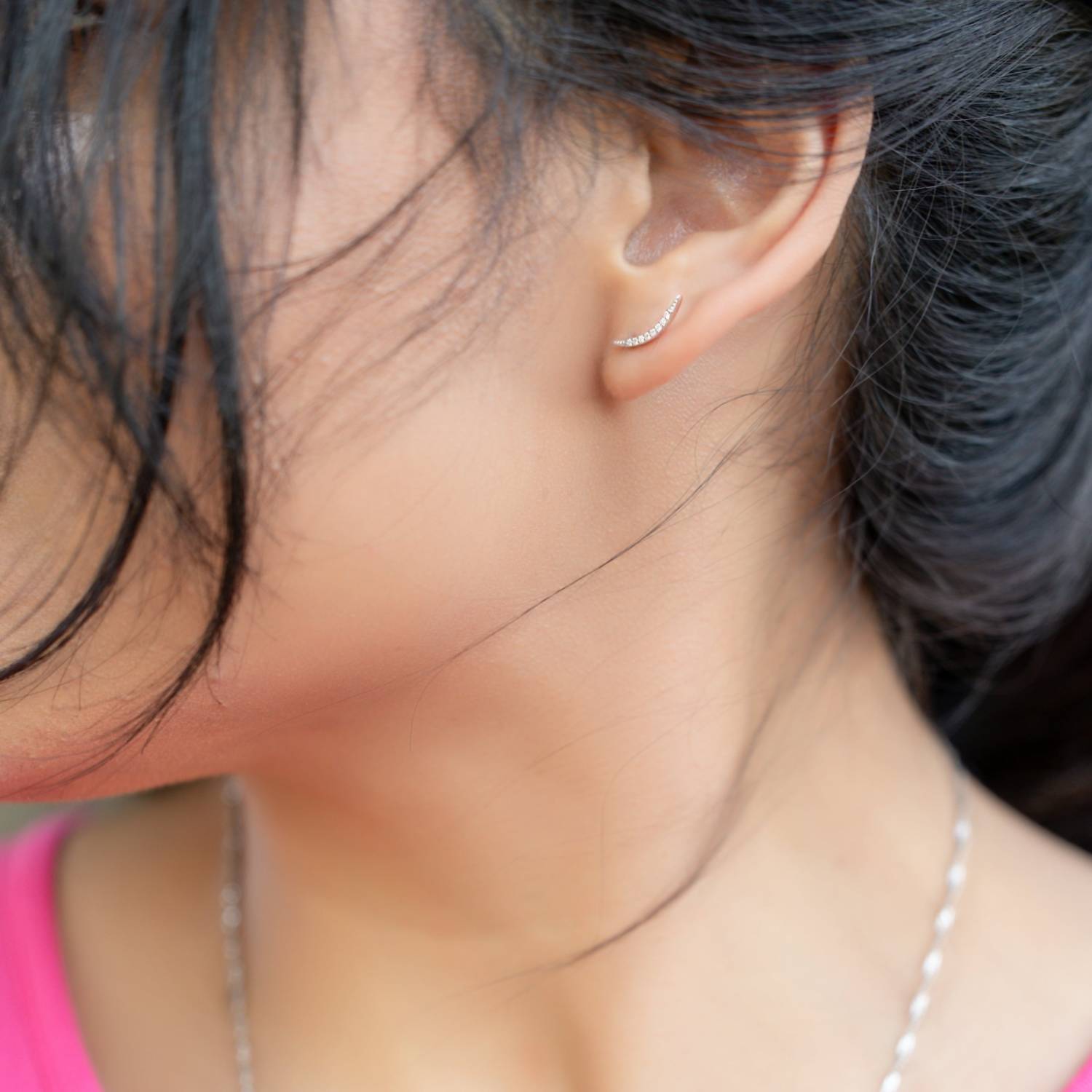 Starlette - Women's Crescent Earrings