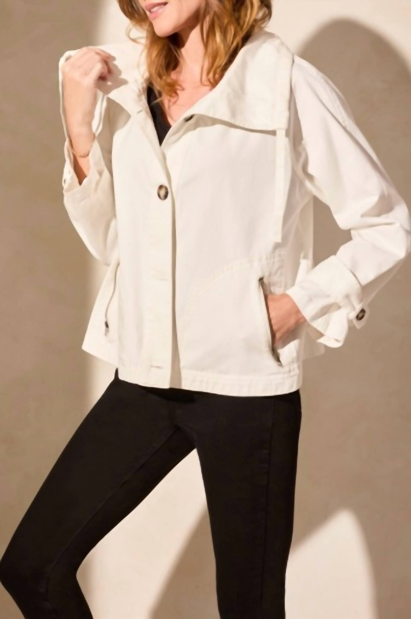 Tribal - Long-sleeve Button-front Coat