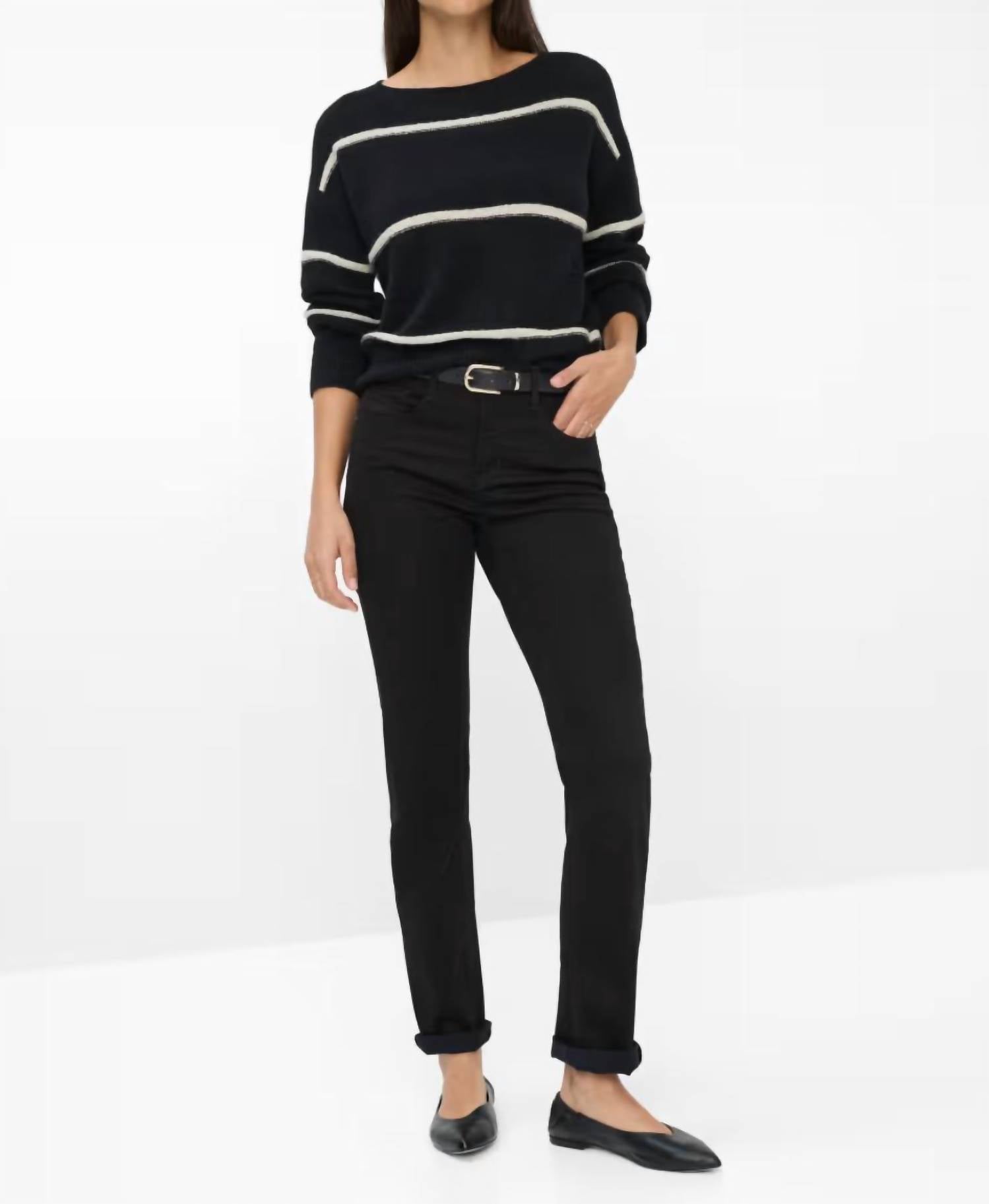 Brax Mary Five Pocket Pants in black - women's pants - alternate view
