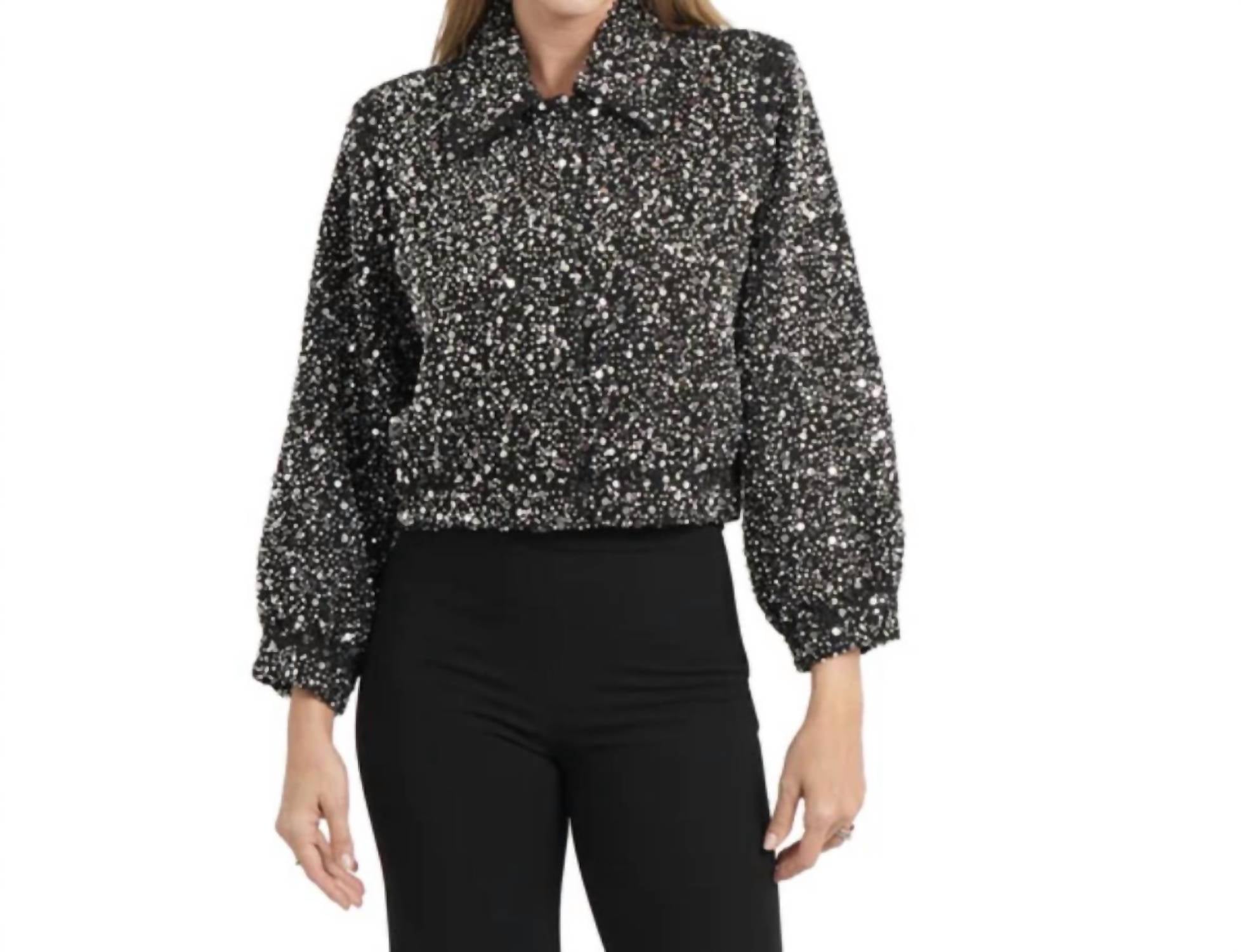 Love Token - Jeweled Bomber Jacket