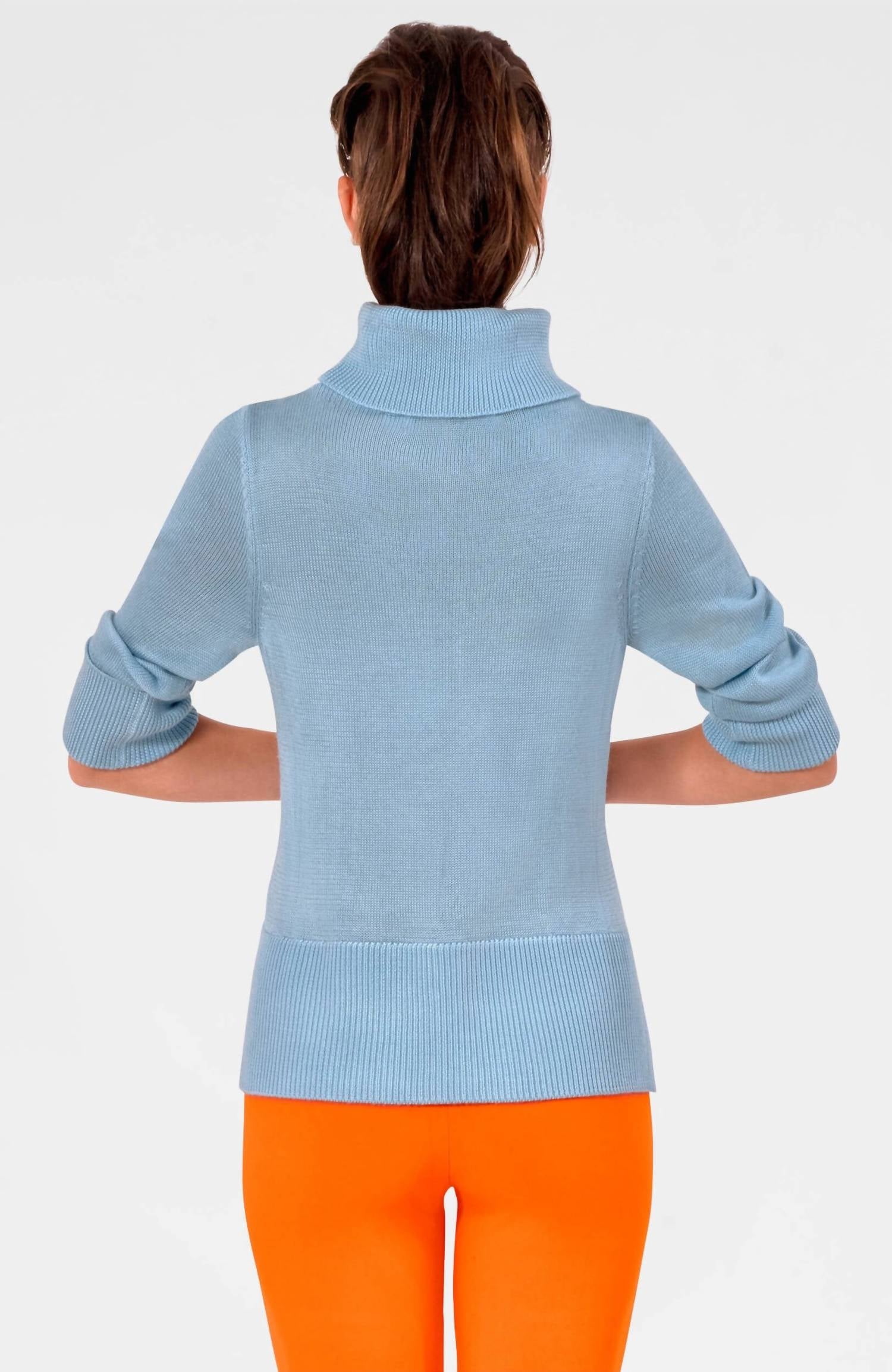 Gretchen Scott - Carolina Sorbet Turtleneck Sweater