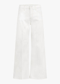 Joe's Jeans Lou Lou Low Rise Wide Leg Jean in white - women's jeans - view 6