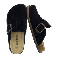 Cushionaire - Women's Blain Genuine Suede Clogs