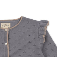 Konges Sløjd - Girls' Valkan Pointelle Knit Sweater