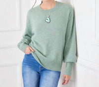 Karen Kane - Sora Blouson Sleeve Sweater