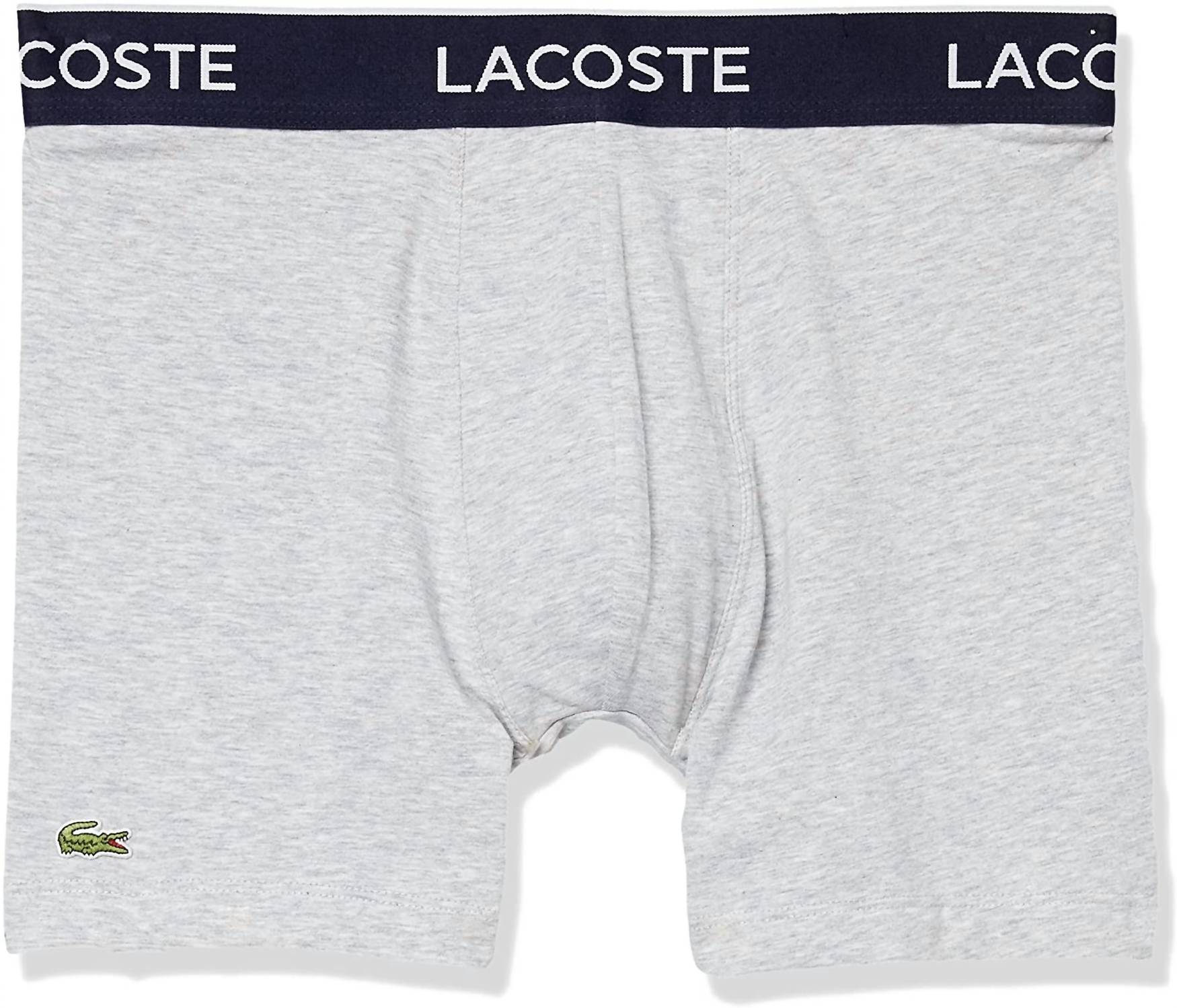 Lacoste - Men's Classic Cotton Stretch Boxer Briefs - 3-pack