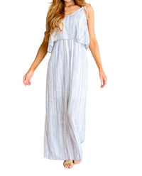 Lovely Melody - No More Grey Skies Maxi Dress