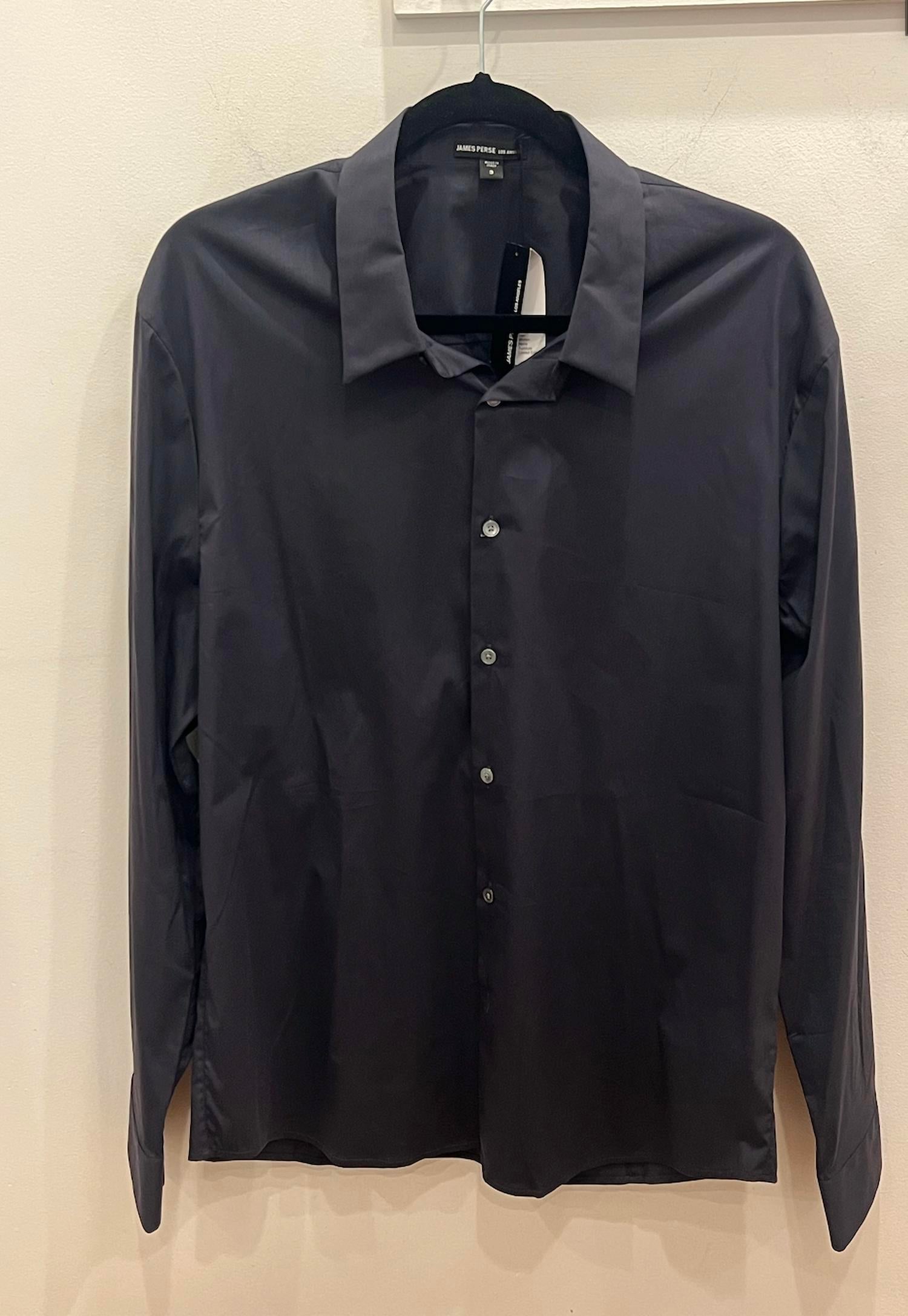James Perse - Men's Long Sleeve Button Down Shirt