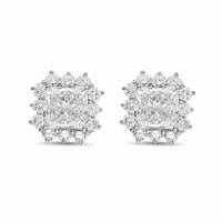 Diana M Jewels - Women's Radiant Lab-Grown Diamond Stud Earrings (5.00 Ct TCW) - Statement