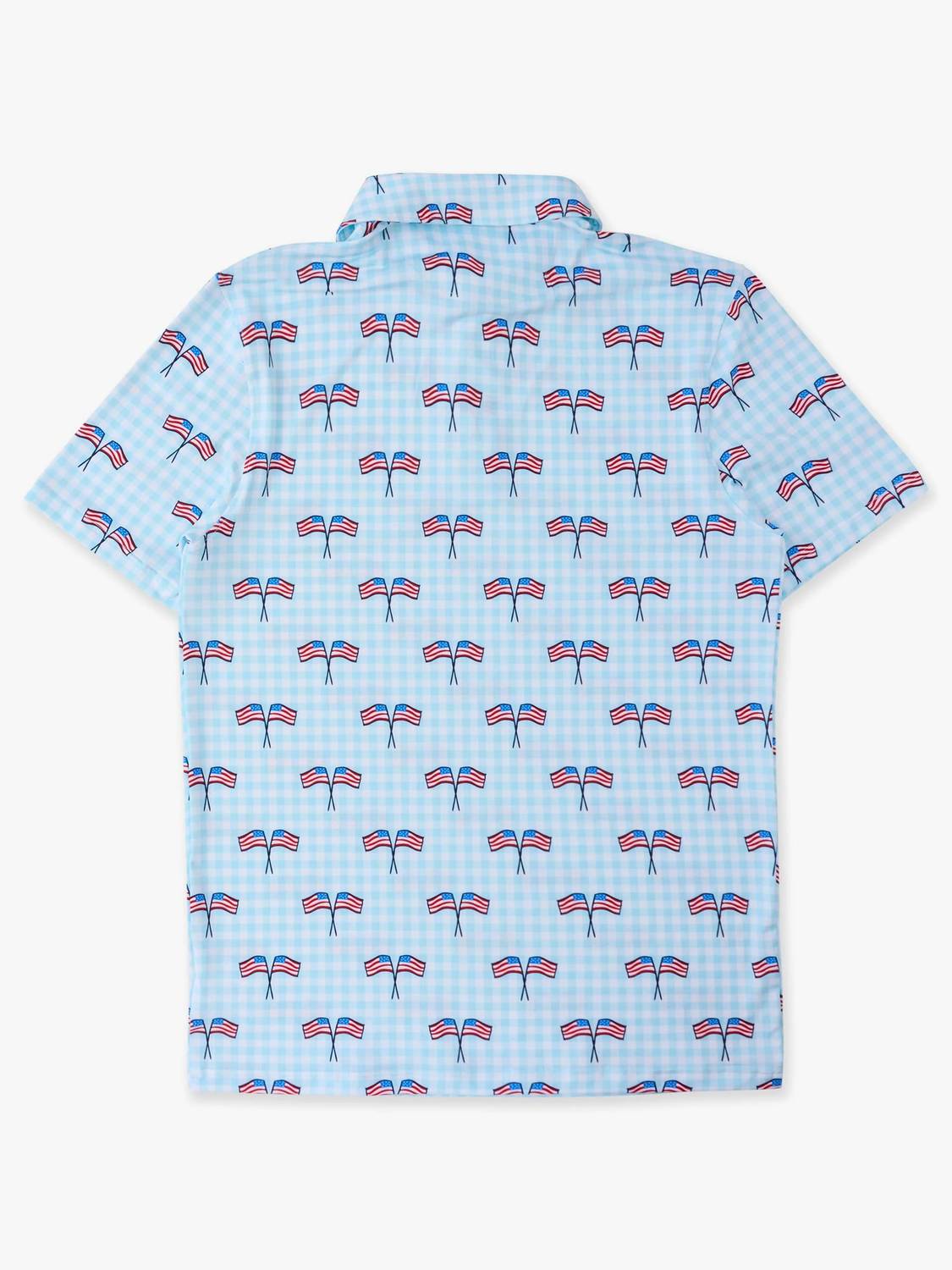 Rufflebutts - Boys Patriotic Performance Polo