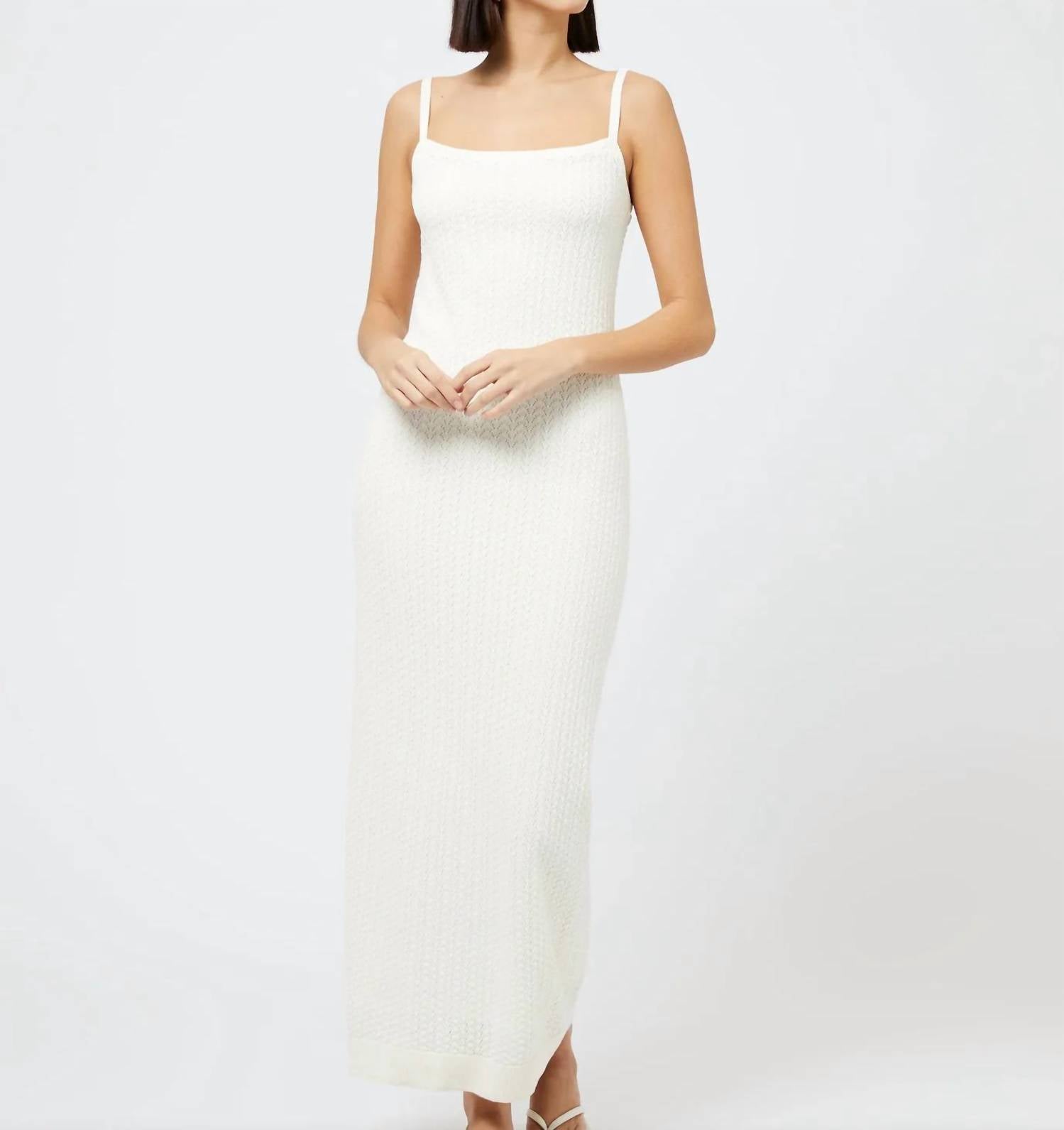 French Connection - Cotton Pointelle Maxi Dress