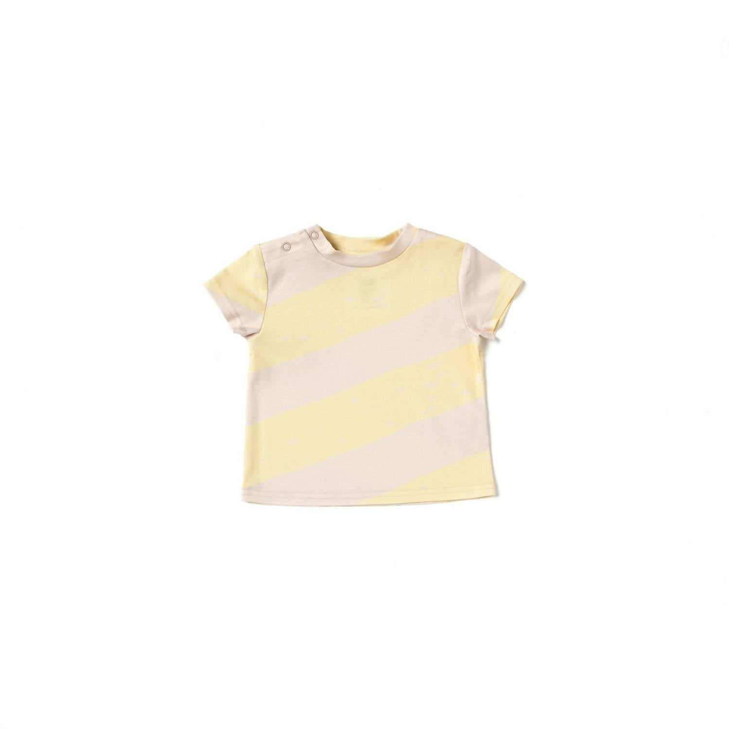 Omamimini - Baby Boxy T-Shirt with Stripes