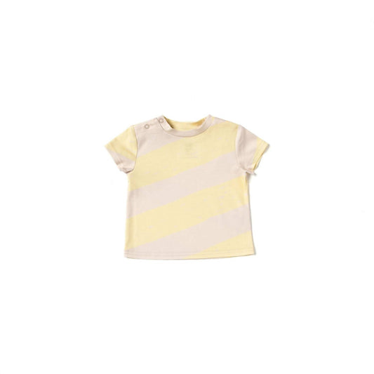 Omamimini - Baby Boxy T-Shirt with Stripes