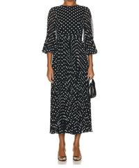 Zimmermann - Sunray Long Sleeve Polka Dot Midi Dress