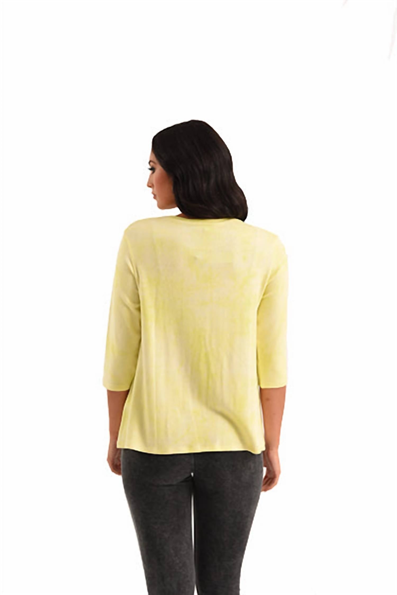 Willow 3/4 Tie Dye Kashmira Top