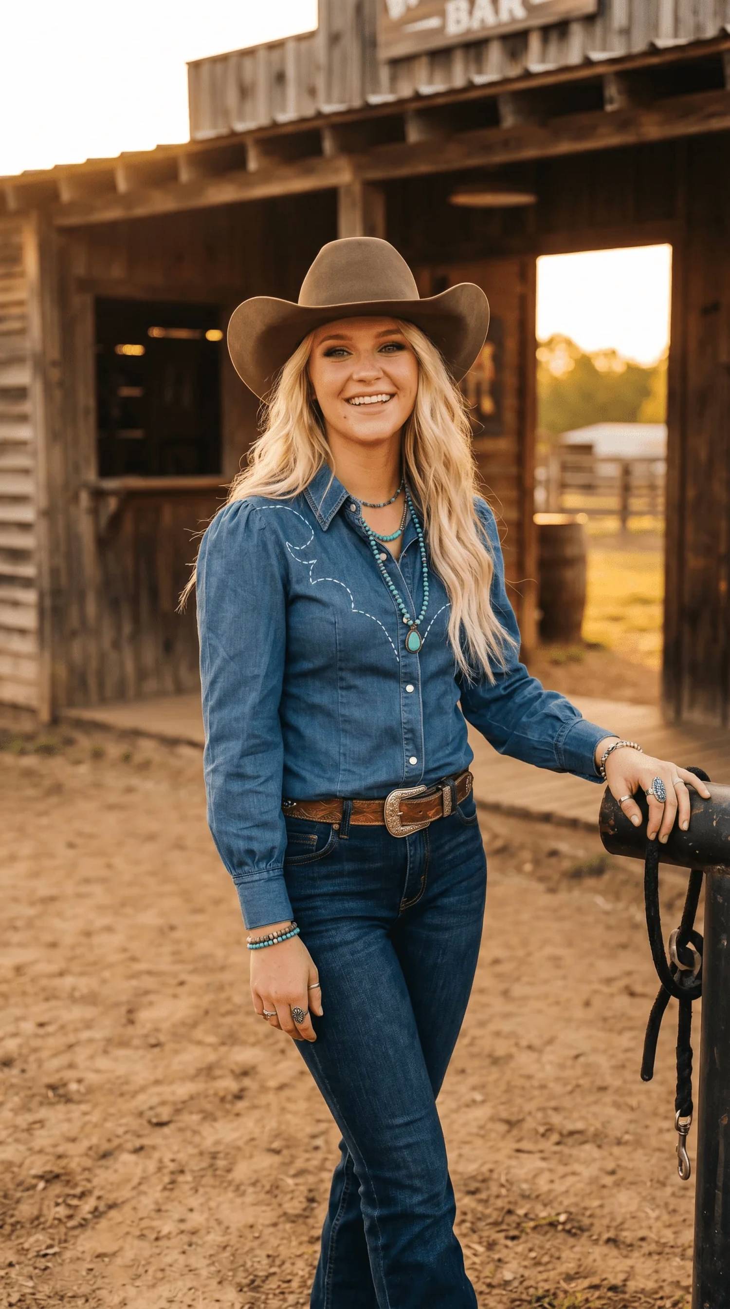 Lucky & Blessed - Stretch Pearl Snap Western Shirt