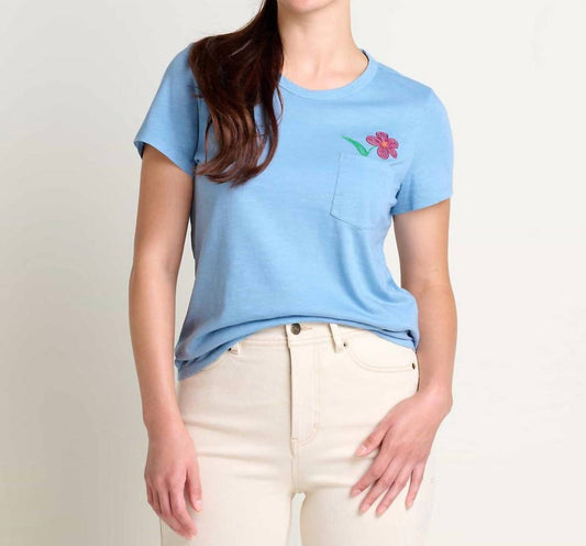 Toad&Co - Primo Crew Embroidered Tee