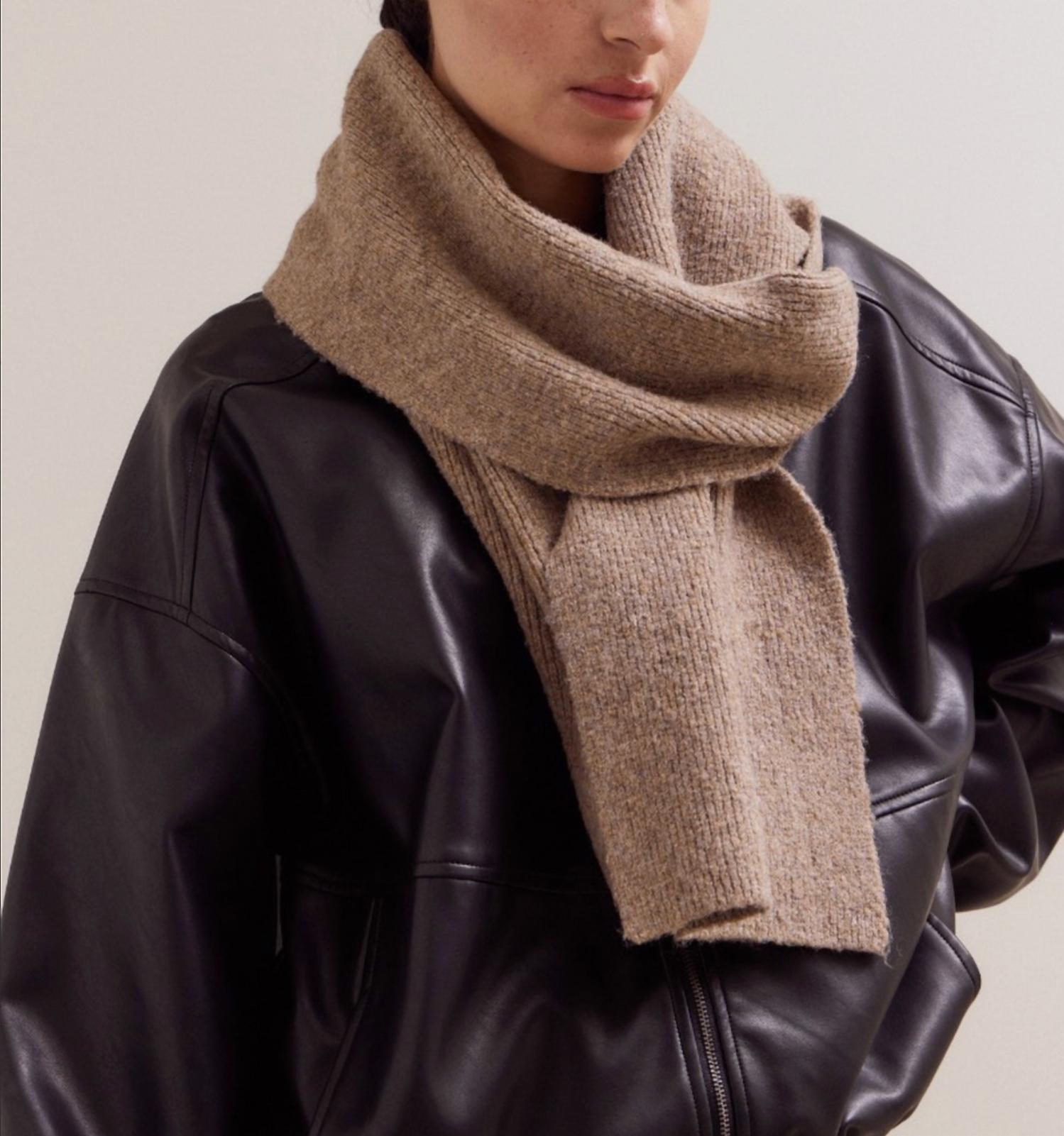 Gabriel + Simone - Women's Skinny Rib Scarf