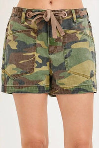 Risen - Slouchy Patch Pocket Shorts
