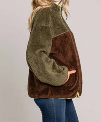 Cotton Bleu - Stretch Fleece Zip-up Jacket