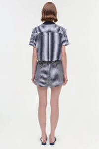 Simkhai - Ireland Short Sleeve Cropped Camp Shirt
