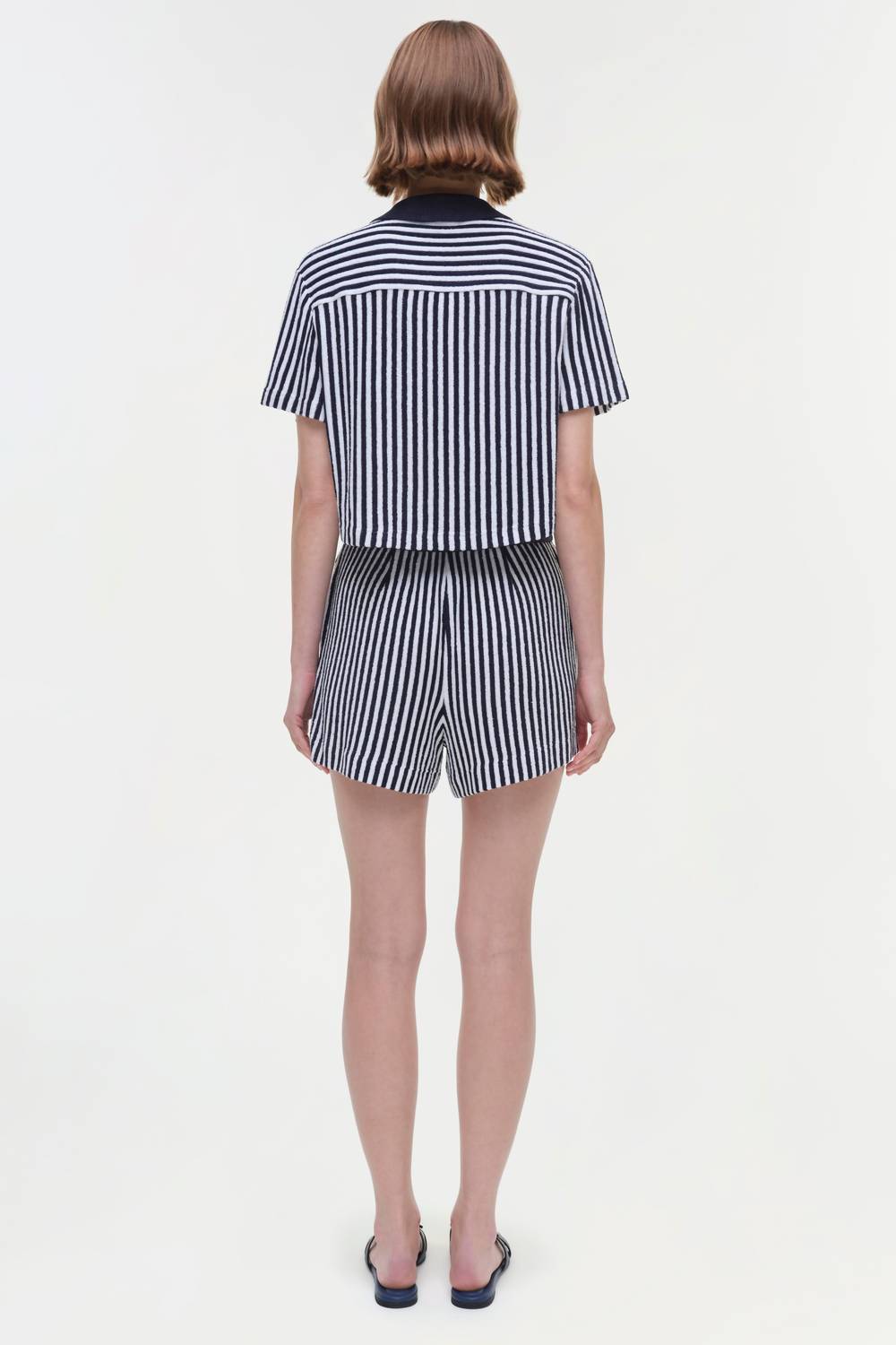 Simkhai - Ireland Short Sleeve Cropped Camp Shirt